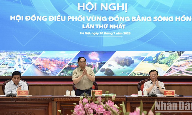 Thủ tướng Phạm Minh Chính chủ trì Hội nghị Hội đồng điều phối vùng đồng bằng sông Hồng