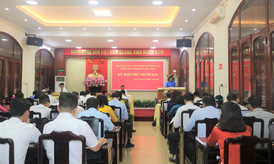 HĐND TP Móng Cái khóa XXI tổ chức kỳ họp thứ 12