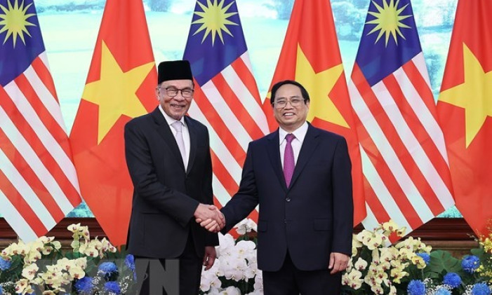 Thủ tướng Phạm Minh Chính hội đàm với Thủ tướng Malaysia Anwar Ibrahim