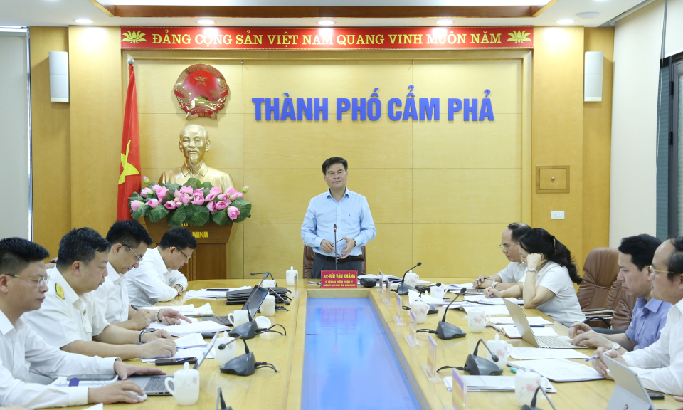 Họp bàn các giải pháp tăng thu ngân sách nhà nước trên địa bàn TP Cẩm Phả