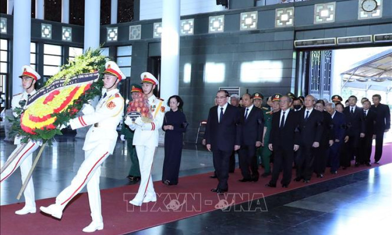 Tổ chức trọng thể Lễ viếng nguyên Bí thư Trung ương Đảng, nguyên Phó Thủ tướng Nguyễn Khánh