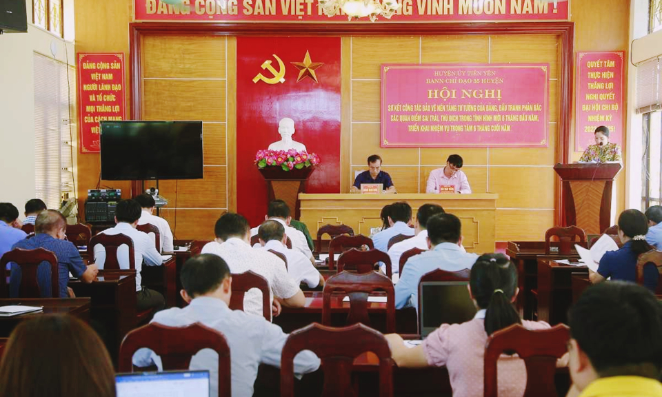 Tiên Yên: Tăng cường đấu tranh phản bác các quan điểm sai trái, thù địch 