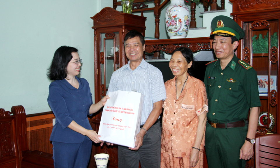 Quan tâm chăm lo cho người có công và gia đình cách mạng