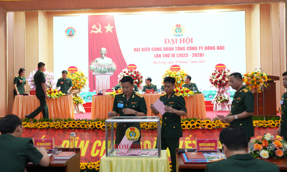 Đại hội đại biểu Công đoàn Tổng công ty Đông Bắc lần thứ IV (2023 – 2028)