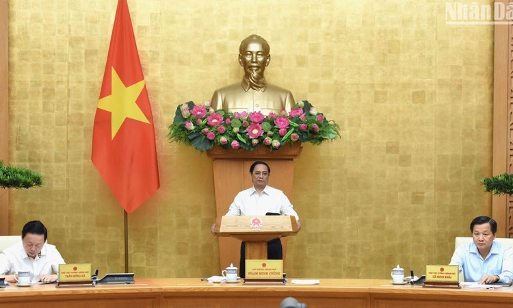 Thủ tướng Phạm Minh Chính chủ trì phiên họp Chính phủ chuyên đề về xây dựng pháp luật