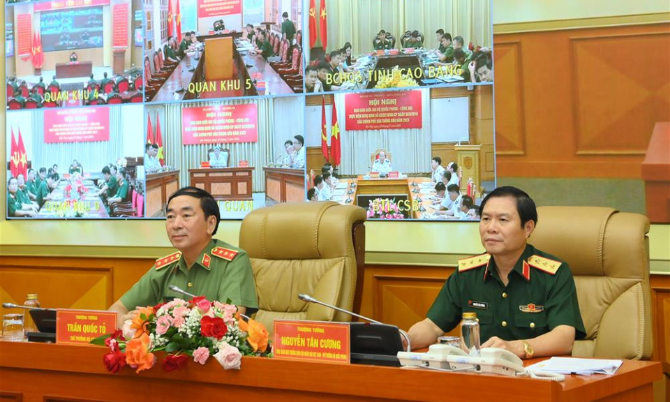 Bộ Công an - Bộ Quốc phòng giao ban 6 tháng đầu năm 2023