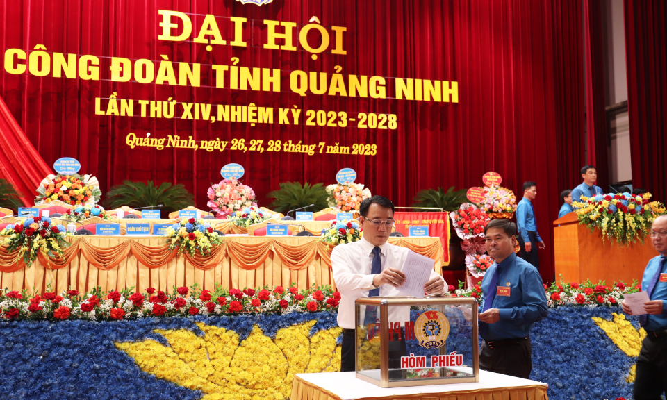  39 đại biểu trúng cử vào Ban Chấp hành Liên đoàn Lao động tỉnh