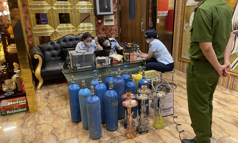 Quảng Ninh: Quyết liệt trong xử lý “bóng cười”, shisha, thuốc lá điện tử