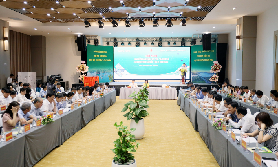 Hội nghị ngành Công thương 28 tỉnh, thành khu vực phía Bắc năm 2023