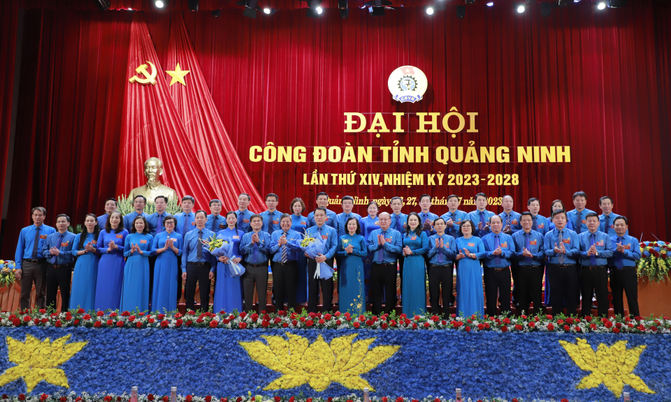 Đại hội Công đoàn tỉnh Quảng Ninh lần thứ XIV, nhiệm kỳ 2023 - 2028 thành công tốt đẹp