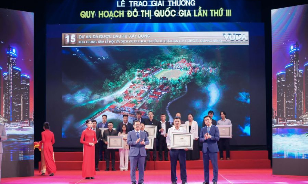 Trung tâm Văn hóa Trúc Lâm - Yên Tử nhận giải Vàng Quy hoạch đô thị Quốc gia