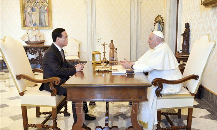 Chủ tịch nước Võ Văn Thưởng thăm Tòa thánh Vatican, hội kiến Giáo hoàng Francis