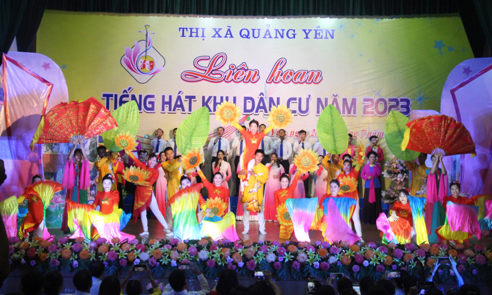 Liên hoan Tiếng hát khu dân cư TX Quảng Yên, huyện Ba Chẽ