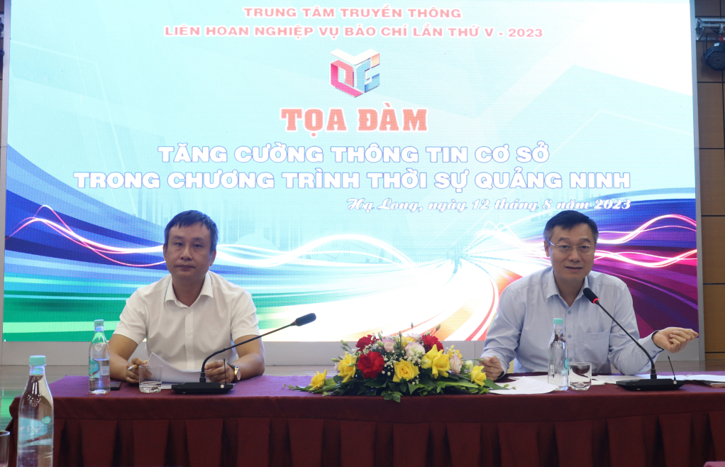 Chương trình tọa đàm góp phần tăng cường sự phối hợp giữa các đơn vị báo chí trên địa bàn tỉnh. 