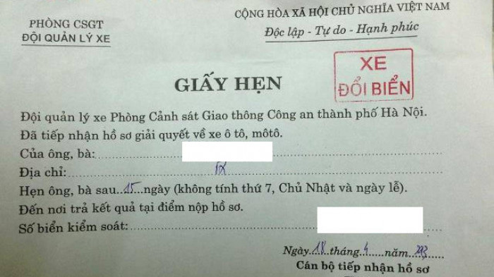 sang tên đổi chủ ô tô thêm thủ tục, chi phí gì sau ngày định danh biển số?