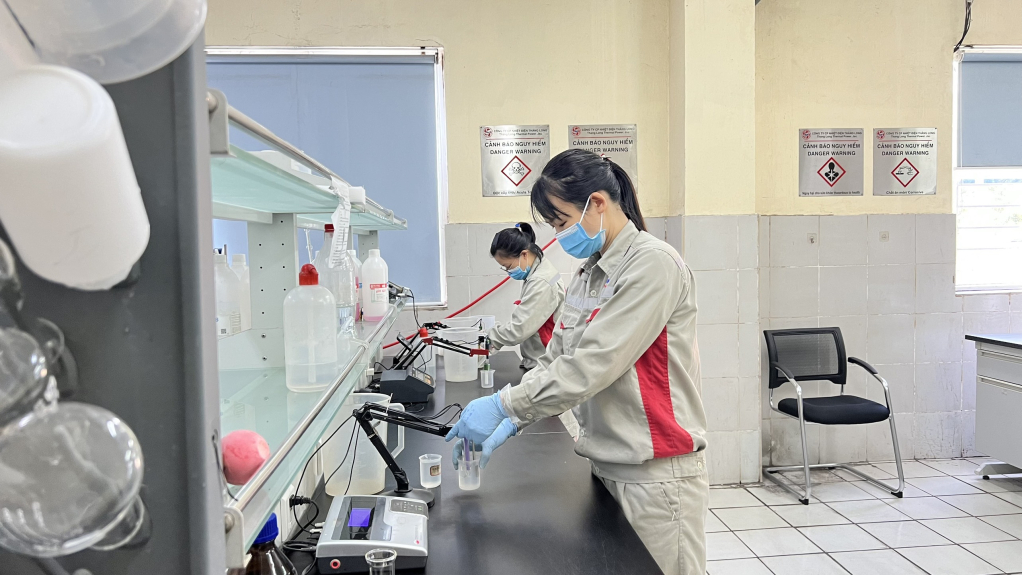 CNLĐ làm việc tại Công ty CP Nhiệt điện Thăng Long.