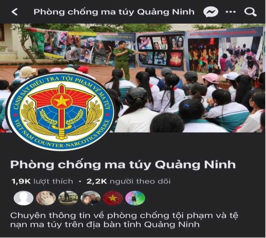 Trang Fanpage Phòng chống ma tuý Quảng Ninh.