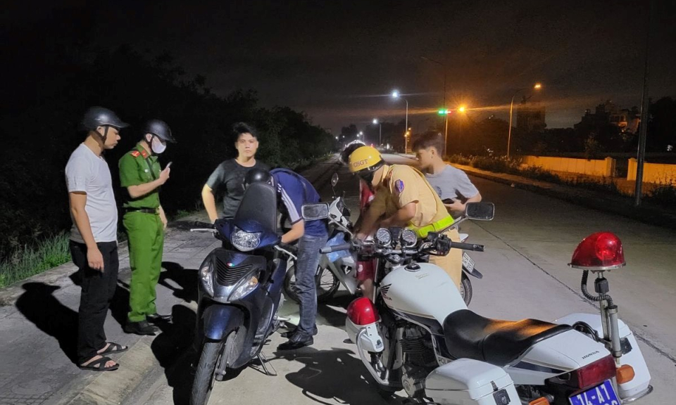 Tăng cường tuần tra đêm phòng ngừa tội phạm