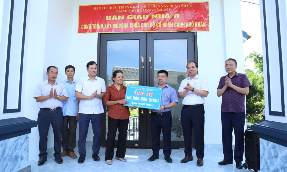 Xóa nhà tạm, nhà dột nát: TP Hạ Long quyết tâm về đích sớm
