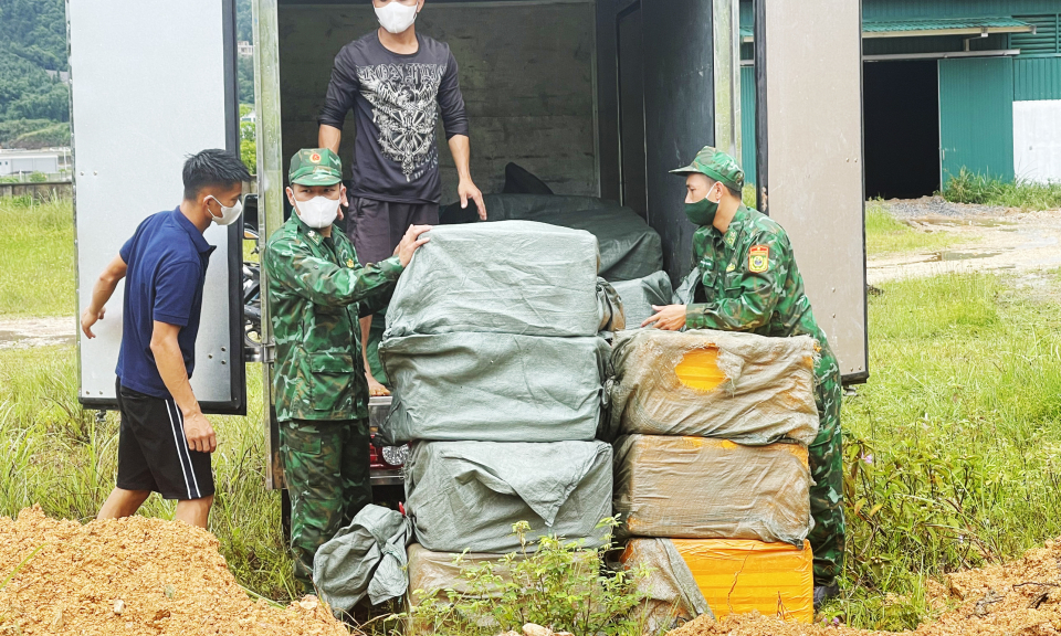Vận chuyển gần 500kg nầm lợn không rõ nguồn gốc