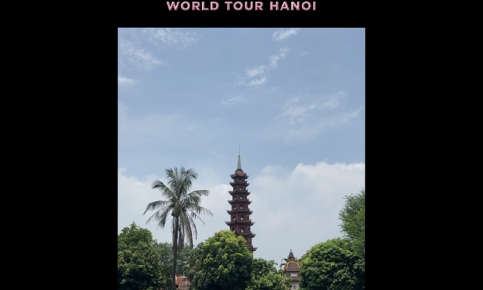 Hình ảnh Việt Nam xuất hiện trên trang 19 triệu người theo dõi của BlackPink