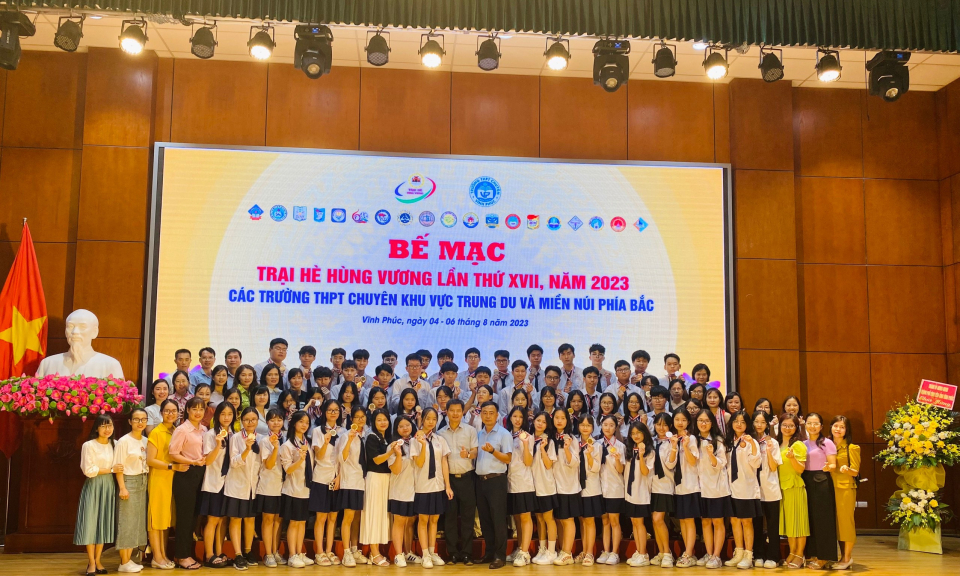Quảng Ninh xếp thứ 3 tại Trại hè Hùng Vương lần XVII