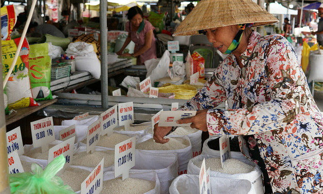 Giá gạo tăng nhanh, giới buôn thận trọng nhập hàng vì sợ lỗ