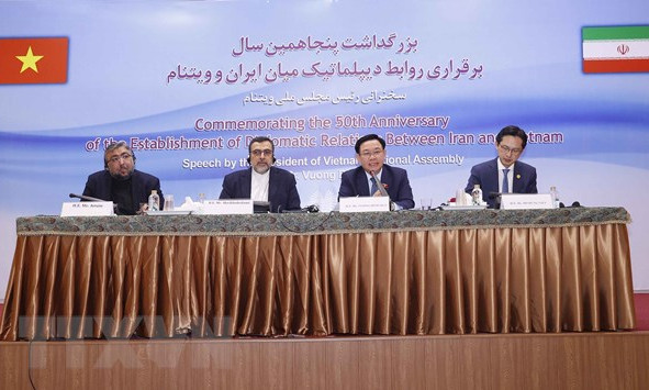 Chủ tịch Quốc hội: Việt Nam-Iran cùng chung tay củng cố 4 Kết nối