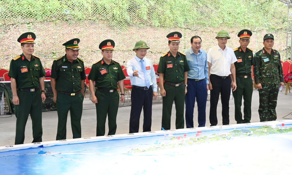 Thành phố Móng Cái khai mạc diễn tập khu vực phòng thủ năm 2023