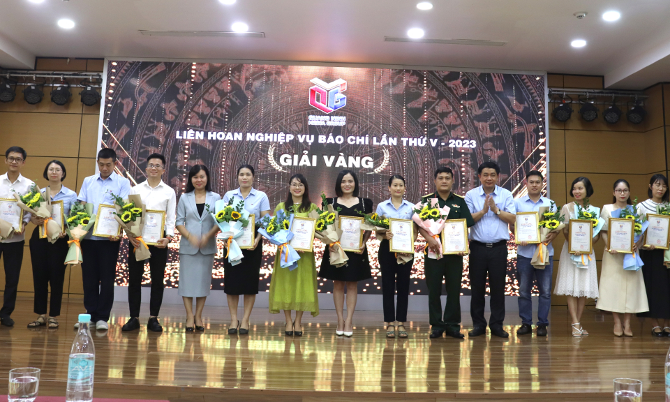 Lễ bế mạc và trao giải Liên hoan nghiệp vụ báo chí lần thứ V - năm 2023
