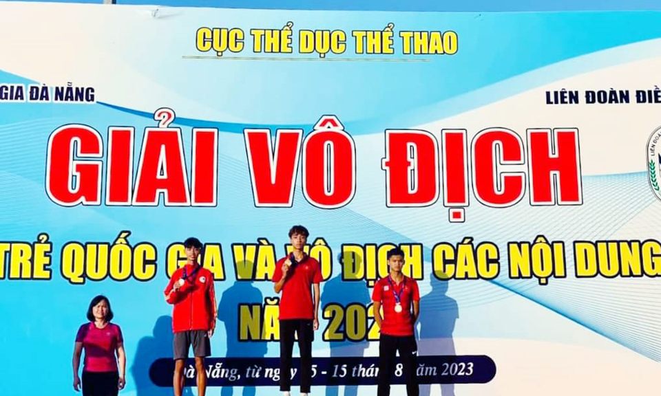 Quảng Ninh giành 3 huy chương ở Giải Điền kinh vô địch trẻ quốc gia 2023