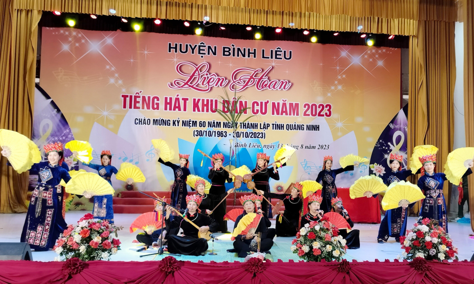 Liên hoan Tiếng hát khu dân cư huyện Bình Liêu năm 2023