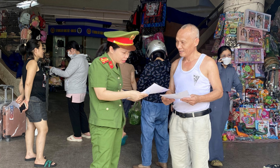 Công an Quảng Yên tuyên truyền phòng chống tội phạm công nghệ cao