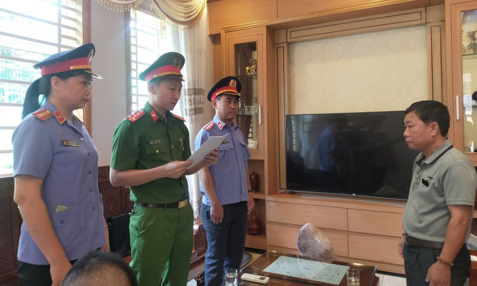 Bắt nguyên Chủ tịch Hội đồng Thành viên Công ty TNHH MTV Sông Mã