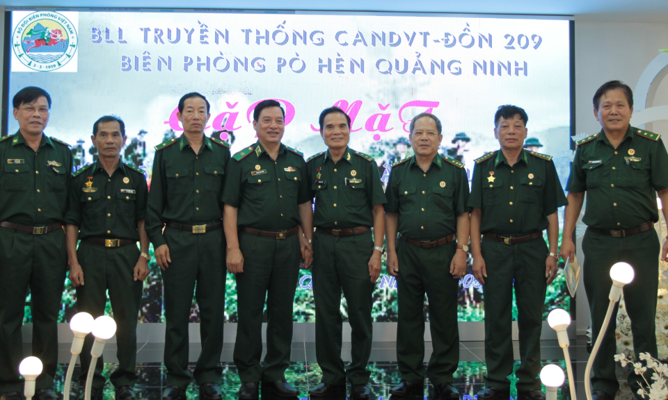 Ban Liên lạc truyền thống CCB Đồn biên phòng Pò Hèn kỷ niệm 25 năm thành lập