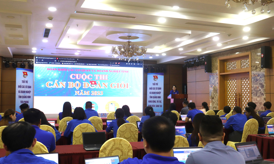 Vòng sơ khảo hội thi “Cán bộ Đoàn giỏi” Khối các cơ quan và doanh nghiệp tỉnh năm 2023