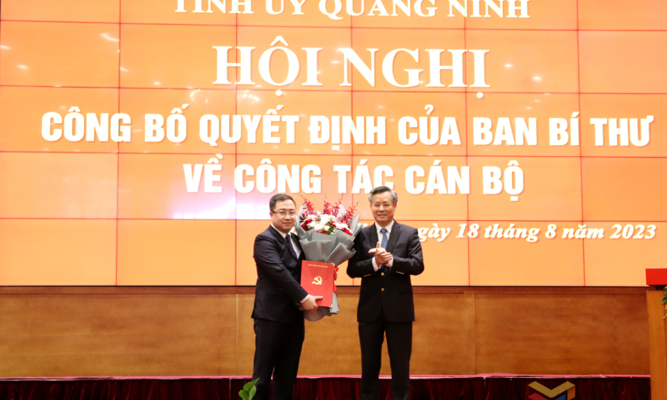Đồng chí Đặng Xuân Phương giữ chức vụ Phó Bí thư Tỉnh ủy Quảng Ninh