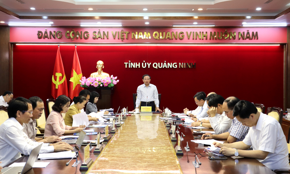 Giao ban Thường trực Tỉnh uỷ