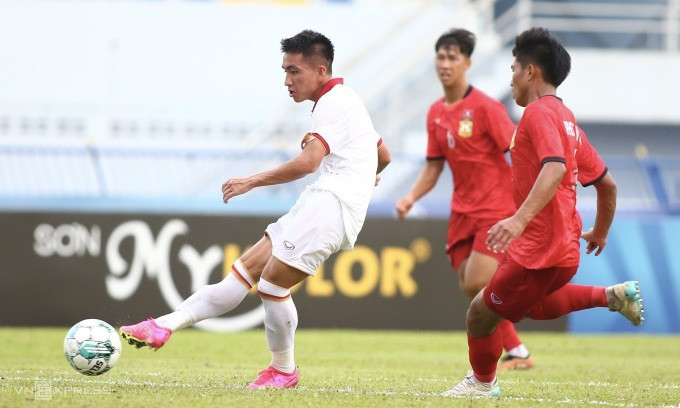 Việt Nam thắng đậm Lào ở U23 Đông Nam Á