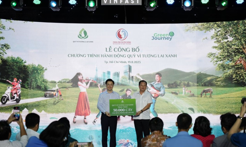 Vingroup công bố chương trình hành động của quỹ Vì tương lai xanh