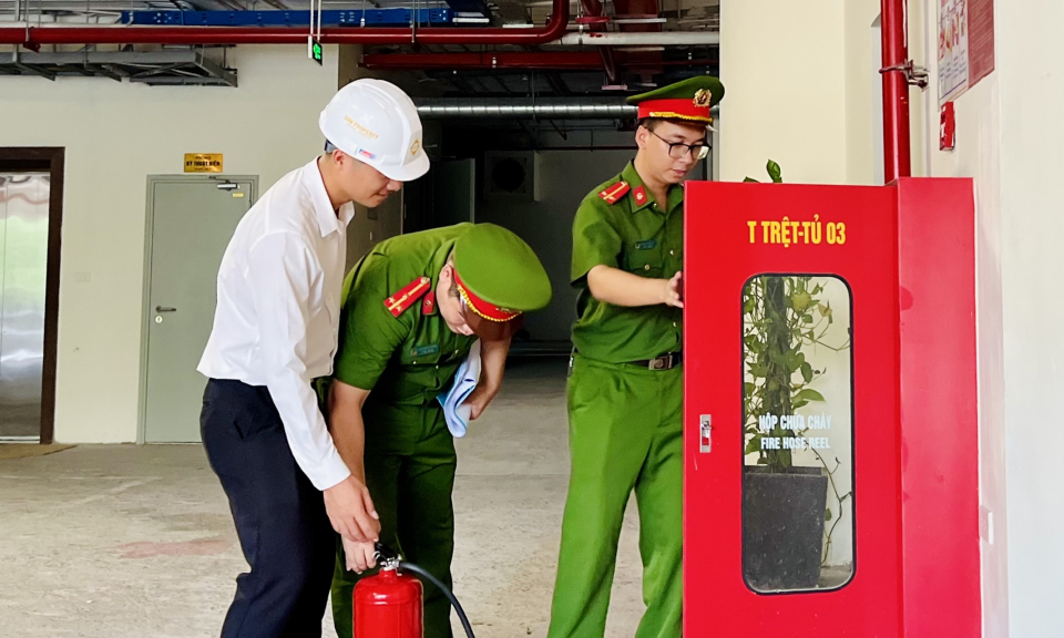 Kiểm tra an toàn PCCC&CNCH đối với công trình thi công