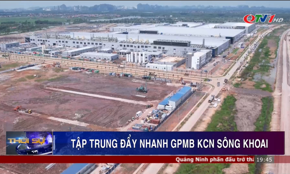 Quyền Chủ tịch UBND tỉnh kiểm tra công tác GPMB Khu công nghiệp Sông Khoai