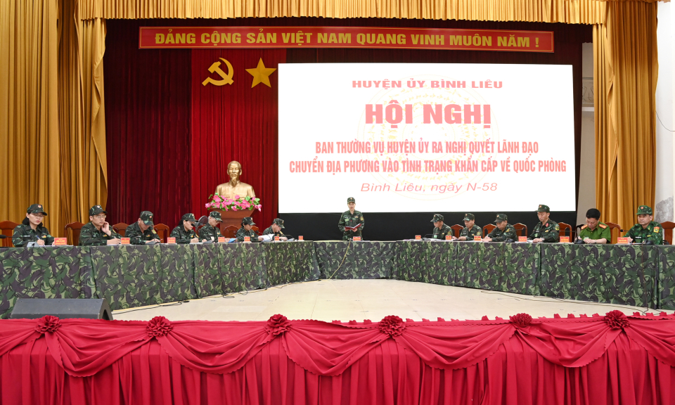 Huyện Bình Liêu khai mạc diễn tập khu vực phòng thủ năm 2023