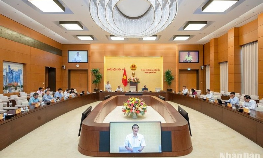 Ủy ban Thường vụ Quốc hội cho ý kiến về việc giải trình, tiếp thu, chỉnh lý dự án Luật Viễn thông (sửa đổi).