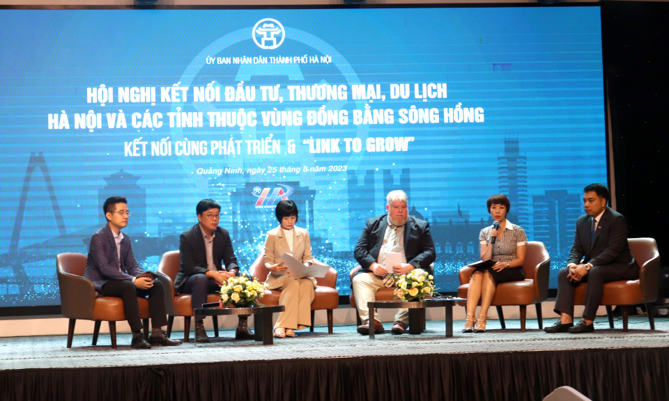 Hội nghị kết nối đầu tư, thương mại, du lịch Hà Nội và các tỉnh thuộc vùng Đồng bằng sông Hồng