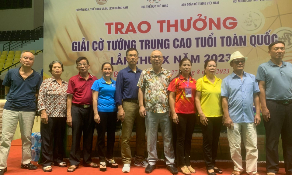 Quảng Ninh giành 8 huy chương tại Giải cờ tướng trung cao tuổi toàn quốc 2023