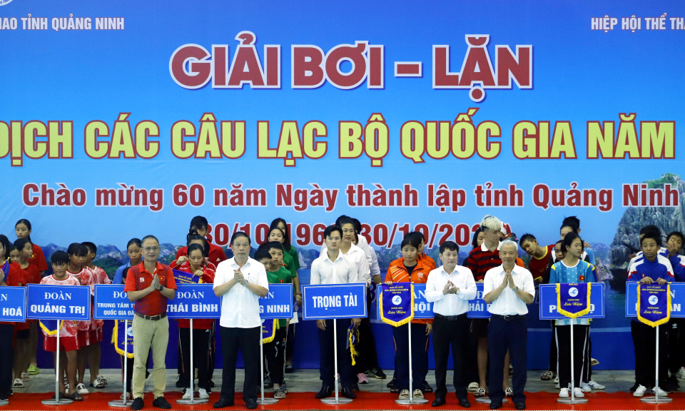 Khai mạc Giải vô địch Bơi - Lặn các CLB quốc gia năm 2023