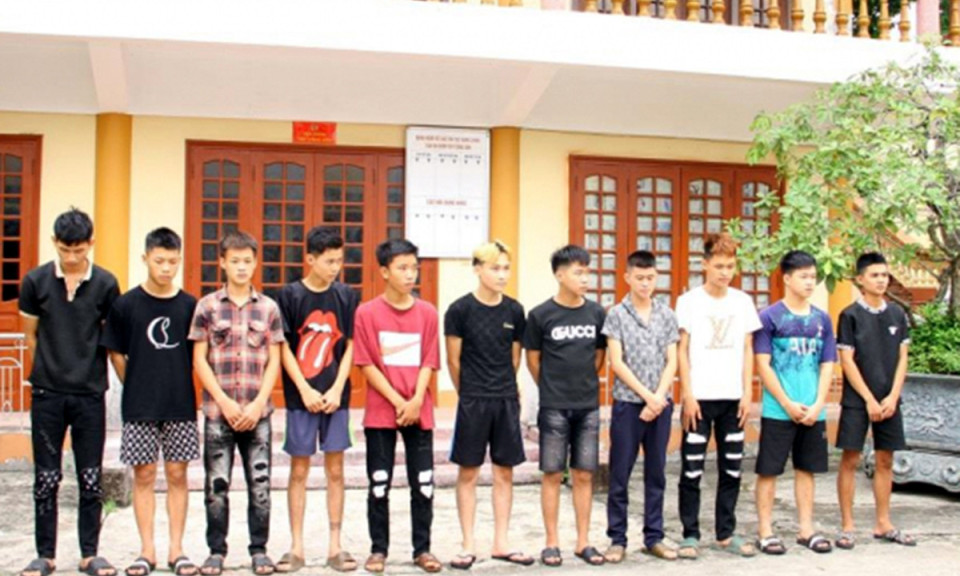 Nhóm thanh thiếu niên ở Thái Nguyên bị khởi tố 3 tội danh
