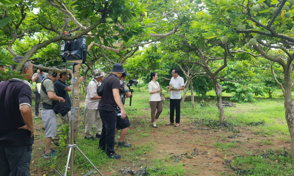 Opening scenes of the film to celebrate the 60th anniversary of the establishment of Quang Ninh province