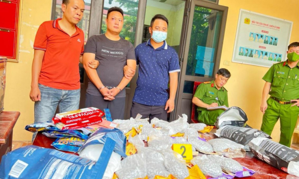 Tài xế lái Santafe vận chuyển gần 59 kg ma túy giấu trong sữa bột